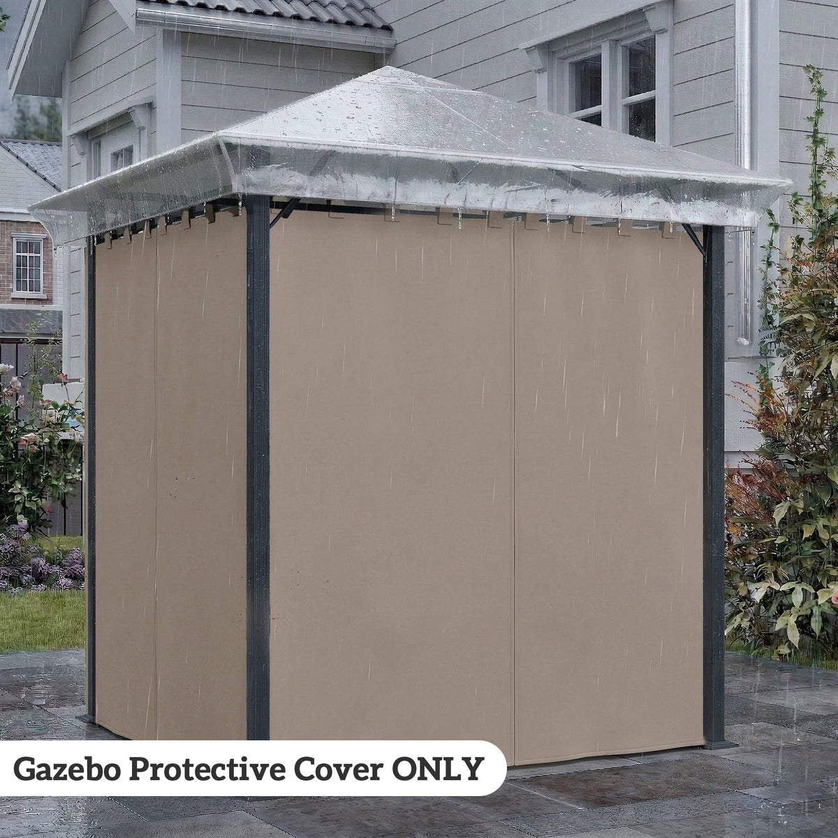 2 x 2 (m) Gazebo Protective Cover, Waterproof Cover for Gazebo, Canopy and Tent