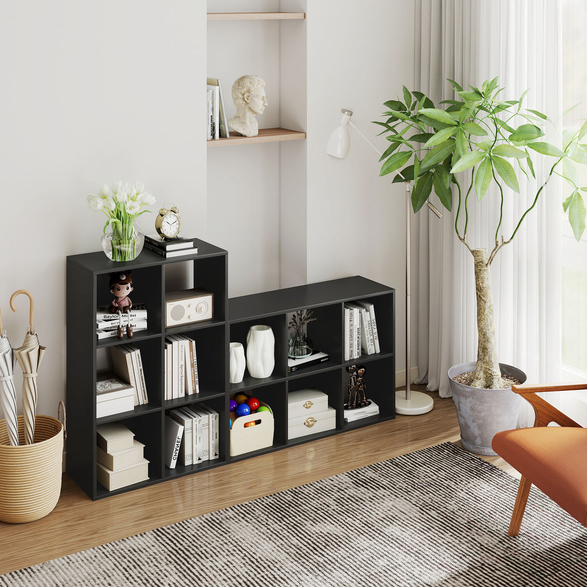 6-Cube Bookshelf