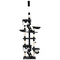 Floor-to-Ceiling Cat Tree for Indoor Cats, 240-260cm Adjustable Cat Tree - White