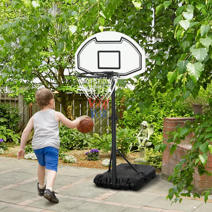 94-123cm Adjustable Height Basketball Hoop and Stand