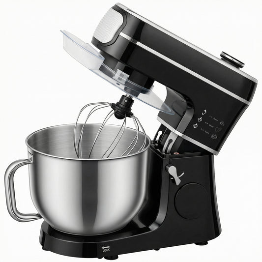 Stand Mixer, 6L 1400W Tilt-Head Food Mixer with 11 Speeds, Pulse & Fermentation Function, LED Display