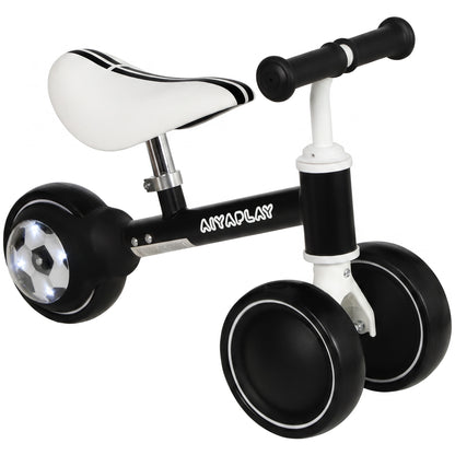 Balance Bike for Kids 1-2 Years, Toddler Bike with Adjustable Seat and Lighting Rear Wheels for Boys and Girls
