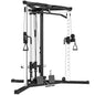 Home Gym Machine, Multifunctional Gym Equipment with High and Low Pulleys, Pull Up Bar, 15-Position Adjustable Strength Training Workout Station for Full Body Fitness