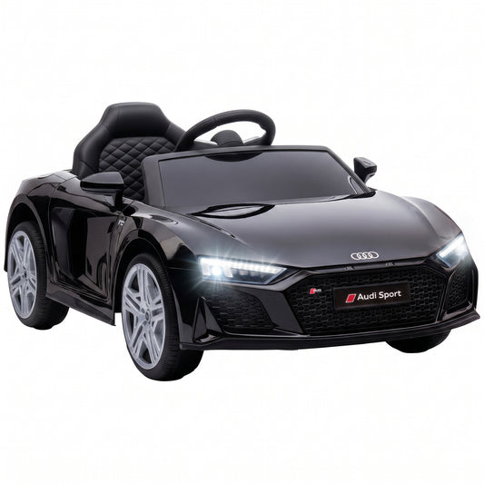 Licensed Audi R8 Spyder 12V Electric Car for Kids with Remote Control, Dual Motors, Rear Suspension, Soft Start