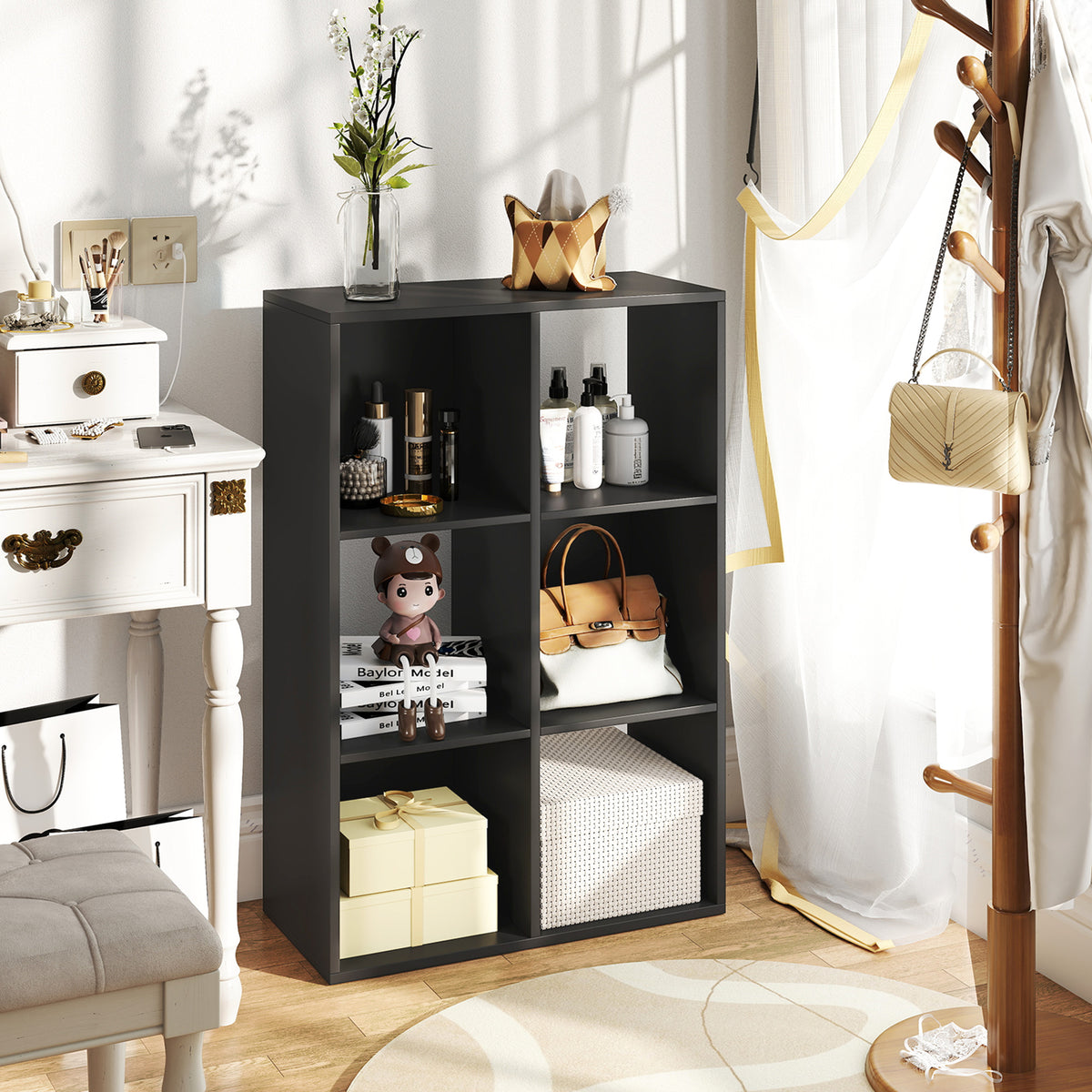 6-Cube Bookshelf