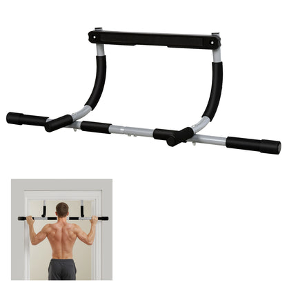 Doorway Pull up Bar, Door Frame Chin up Push up Bar for Home Gym Upper Body Workout, No Drilling or Screws
