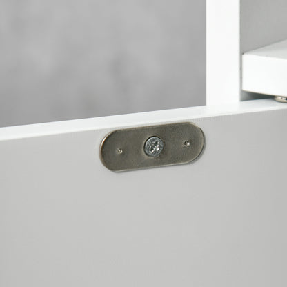 Modern Bathroom Storage Cabinet, Freestanding Tall Bathroom Cabinet with Open Shelves for Bedroom Hallway