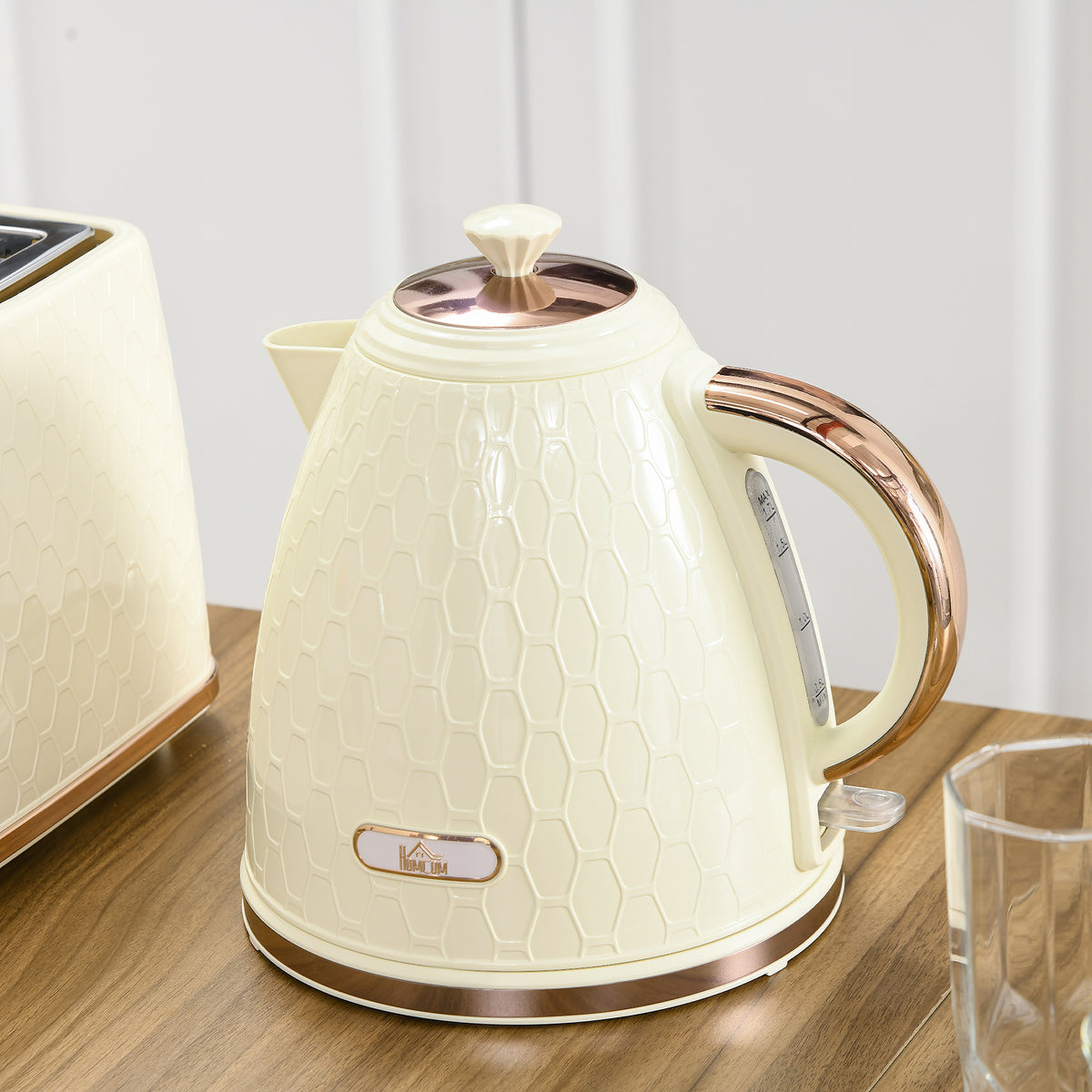 Electric Kettle, 1.7L, Fast Boil, 3000W Cordless Water Kettle with Removable Washable Anti-scale Filter
