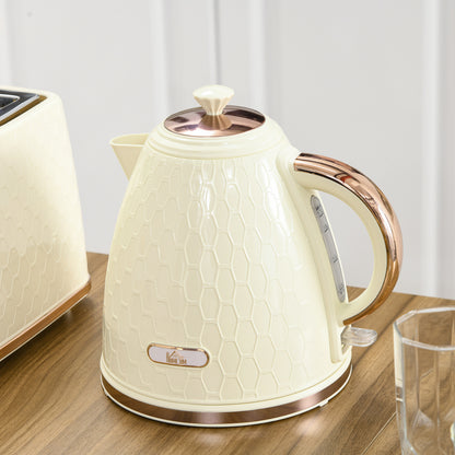 Electric Kettle, 1.7L, Fast Boil, 3000W Cordless Water Kettle with Removable Washable Anti-scale Filter