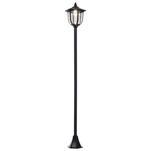 Outdoor Garden Solar Post Lamp Sensor Light LED Lantern Bollard Pathway Torch Light 1.77m Tall