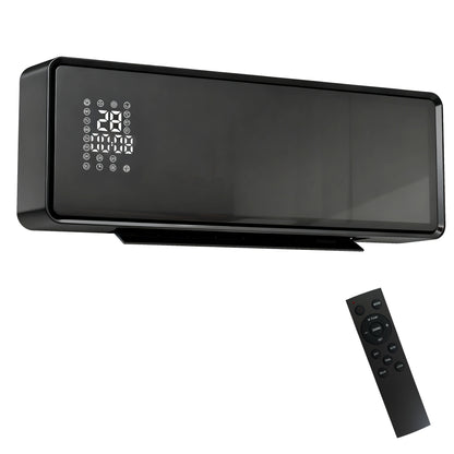 2000W Ceramic Electric Heater with Fan, Adjustable Thermostat, Wall Mounted