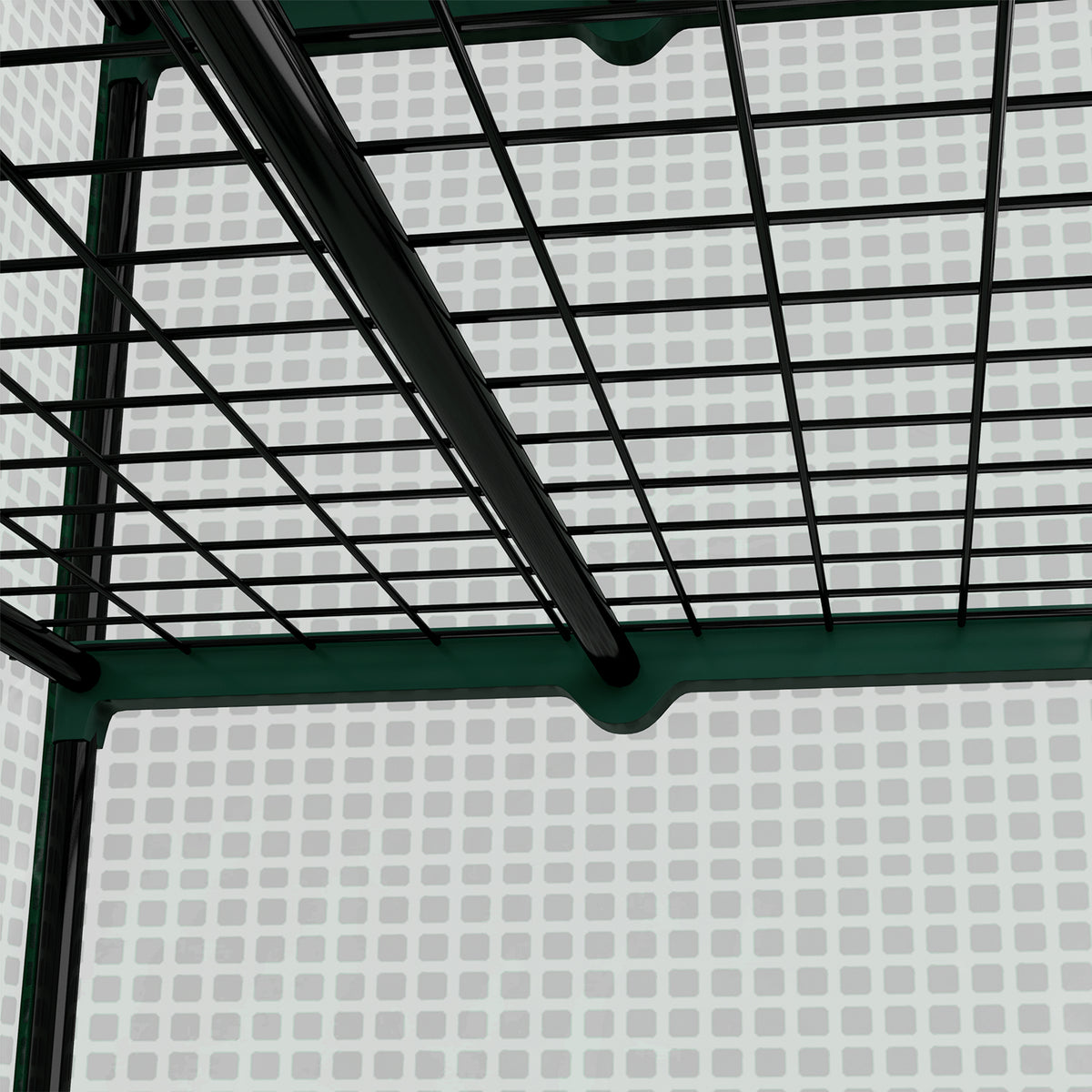 Four-Tier Mini Greenhouse, with Reinforced Plastic Cover