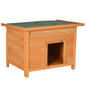 Wooden Dog Kennel Elevated Dog Pet House w/ Open Top 82W x 58D x 58H cm