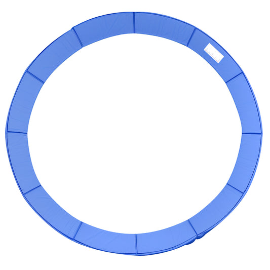 12ft Trampoline Pad, Φ366cm Trampoline Accessories Surround Pad Thick Foam Pads Padding Replacement Spare, No Holes for Pole, Blue
