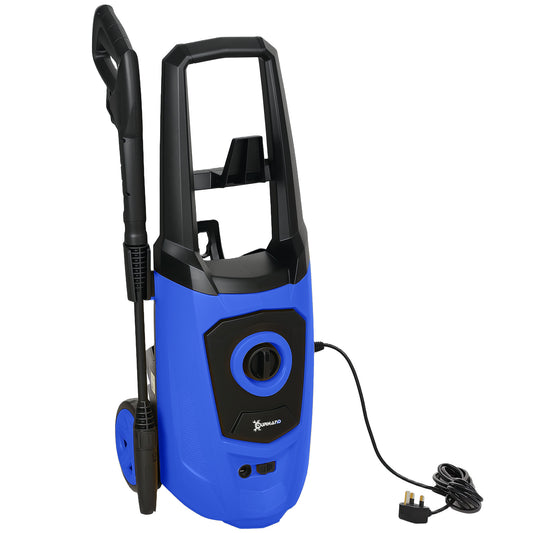 High Pressure Washer, 150 Bar Pressure, 510 L/h Flow, 1800W, High-Performance Portable Power Jet Wash Cleaner