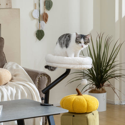 Cat Desk Bed, Cat Hammock 360° Rotatable Adjustable for Window, Table, Work
