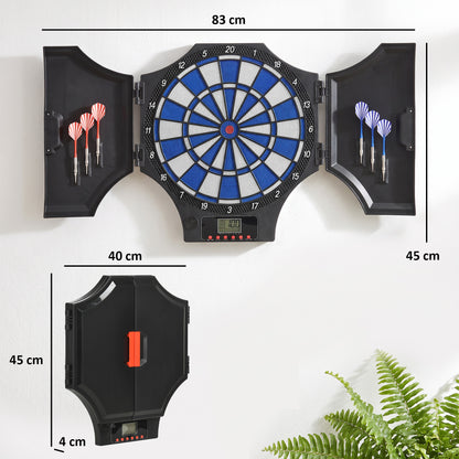 Electronic Dartboard Set, with 31 Games, for Eight Players