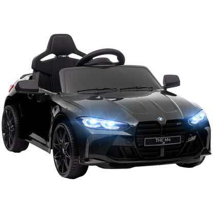 12V BMW Licensed Kids Car, with Easy Transport, Remote Control, Suspension, Music, Horn, LED Lights