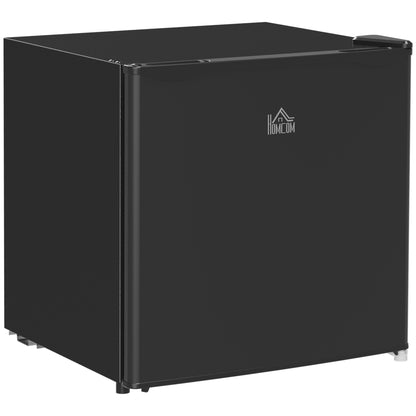 46 Litre Table Top Mini Fridge, Small Fridge with Ice Box, Reversible Door, Adjustable Temperature and Legs for Bedrooms, Home Office