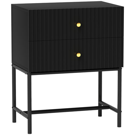 Two-Drawer Bedside Table