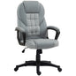 Faux Leather Office Chair - Grey