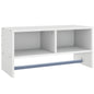 Wall Mounted Coat Hanger Hooks Rack Stand Hallway Coat Rack Rail & Storage Shelf Hanging Coat Organizer (White)