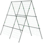 Garden Cucumber Trellis for Climbing Plants, A-Frame Trellis Plant Support with Climbing Net, DIY Adjustable Cucumber Support Frame for Raised Bed, Vegetables, Flowers, Fruit, Green