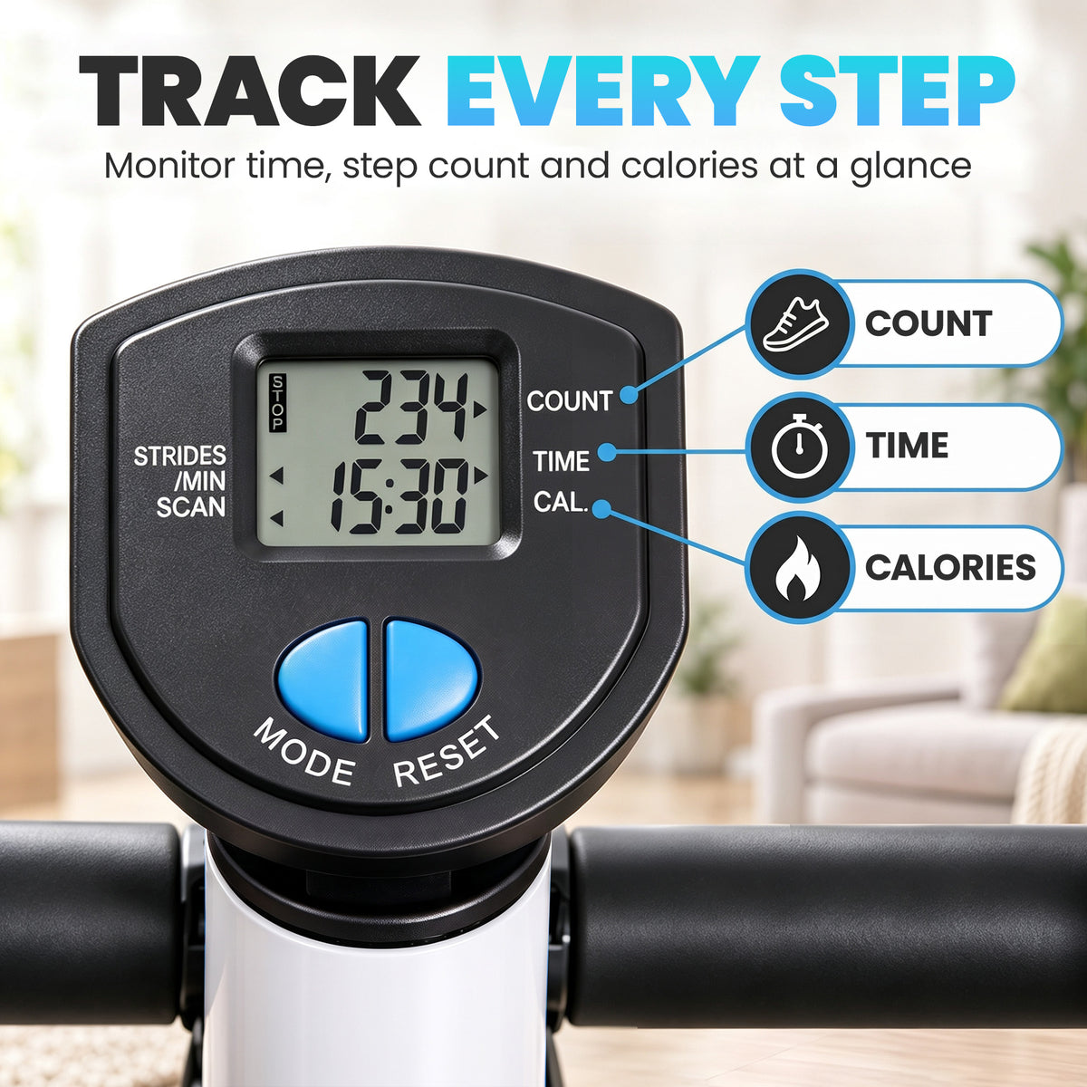 Twister Stepper, Step Machine with Adjustable Resistance, LCD Screen