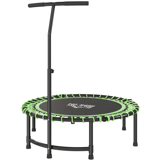 Mini Round Steel Frame Trampoline w/ Adjustable Handle
