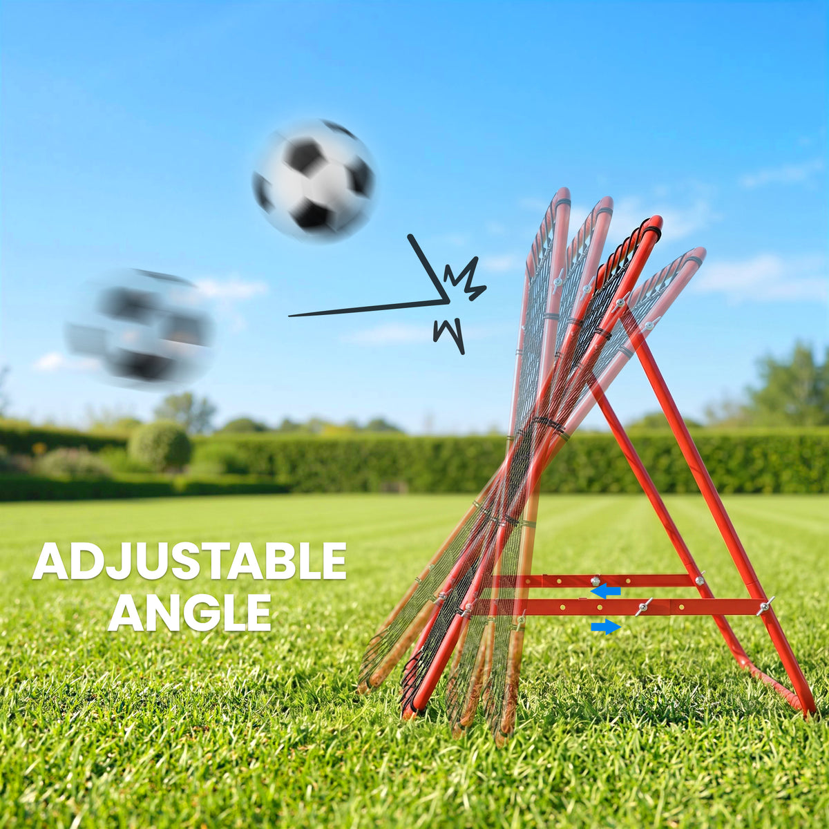 Rebounder Net, Practise Kickback Goal, for Teens, Adults Training