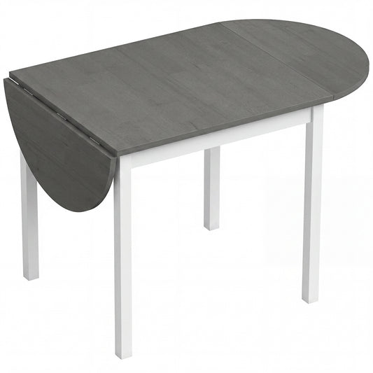 4-6 Person Wooden Drop-Leaf Table