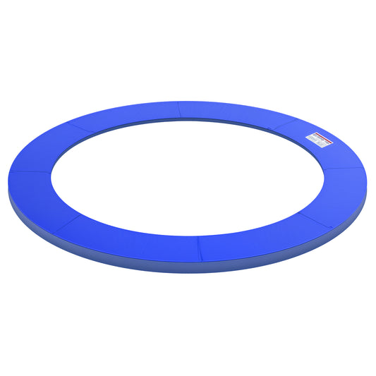 8ft Trampoline Pad, Φ244cm Trampoline Accessories Surround Pad Thick Foam Pads Padding Replacement Spare, No Holes for Pole, Blue