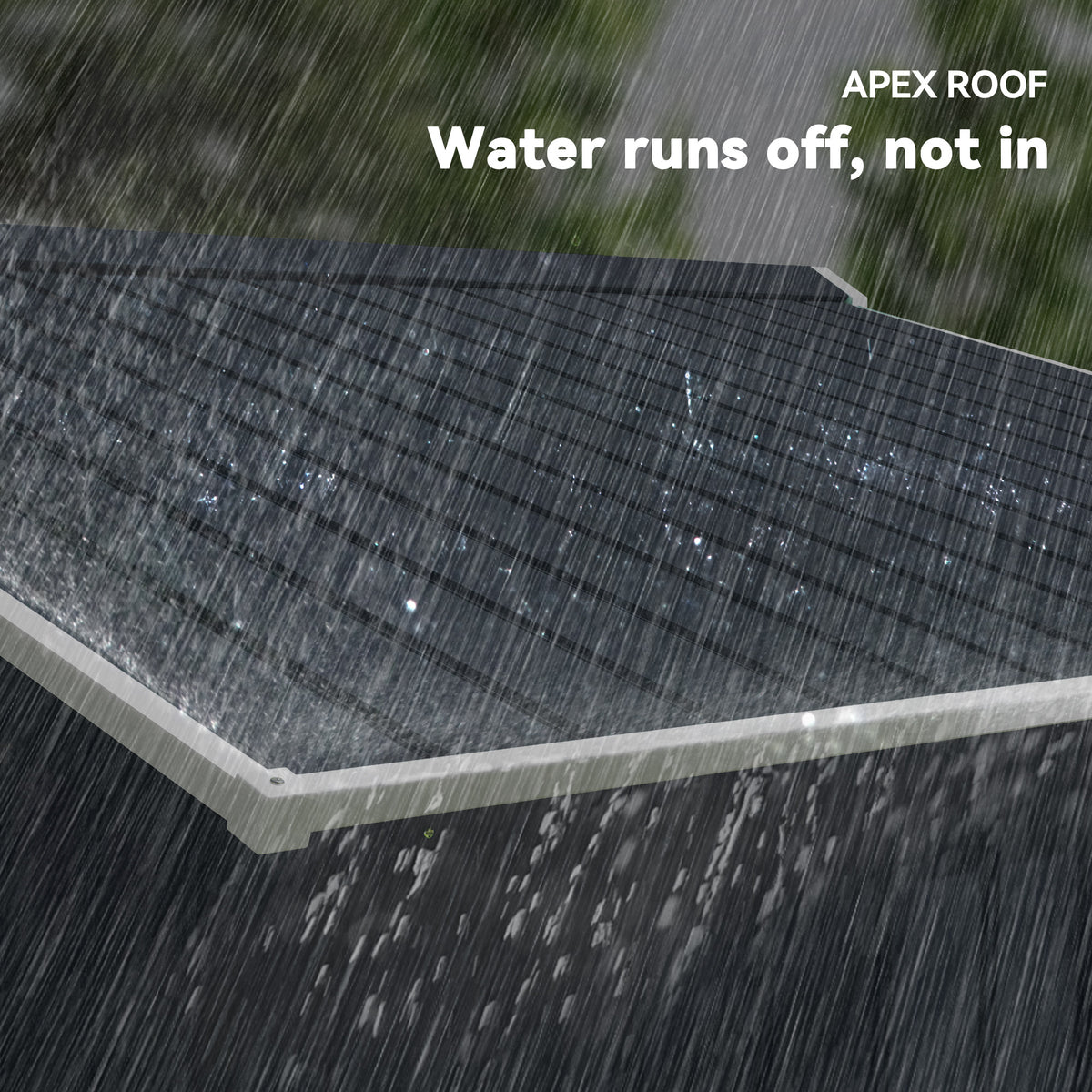 9 x 6ft Metal Bicycle Shed, Outdoor Storage Tool House with Ventilation Slots, Foundation Kit and Lockable Double Doors, Dark Grey