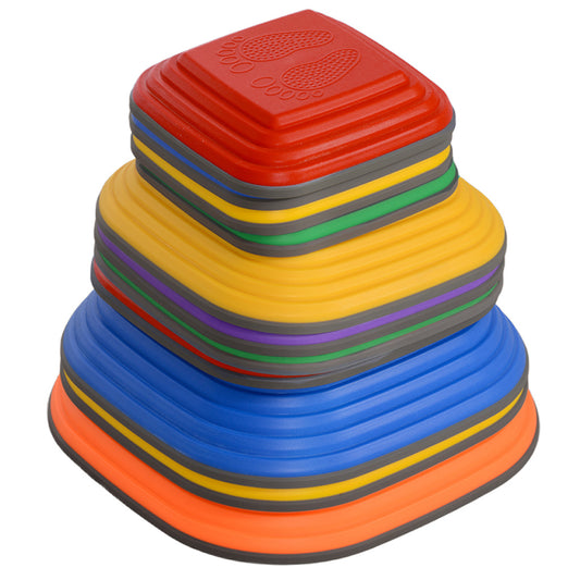 Balance Stepping Stones for Kids, 11-Piece Non-Slip Stackable River Stones, Obstacle Courses for Balance and Motor Skill