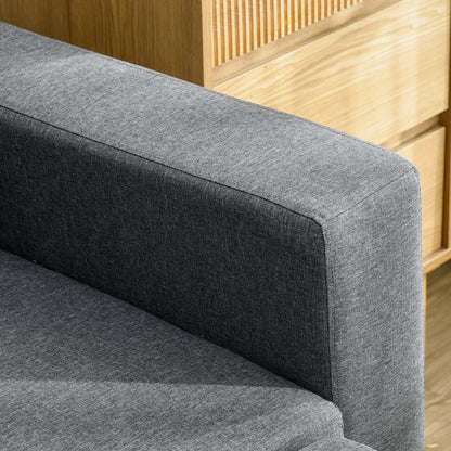 3 Seater Sofa Bed with Storage, Dark Grey