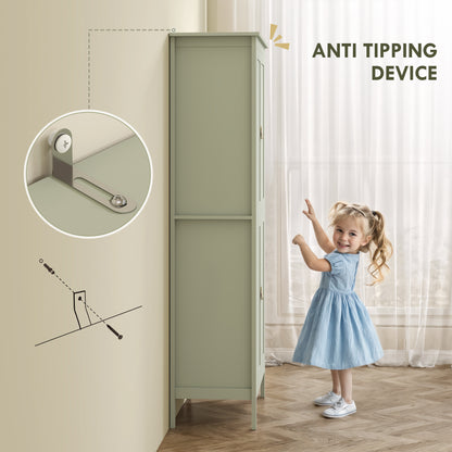 Tall Pantry Cupboard with Motion Sensor LED Light