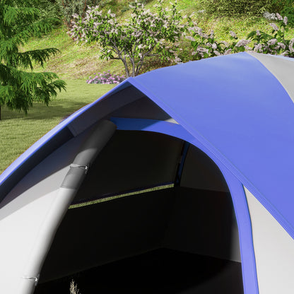 Two Man Single Room Dome Tent, with Accessories