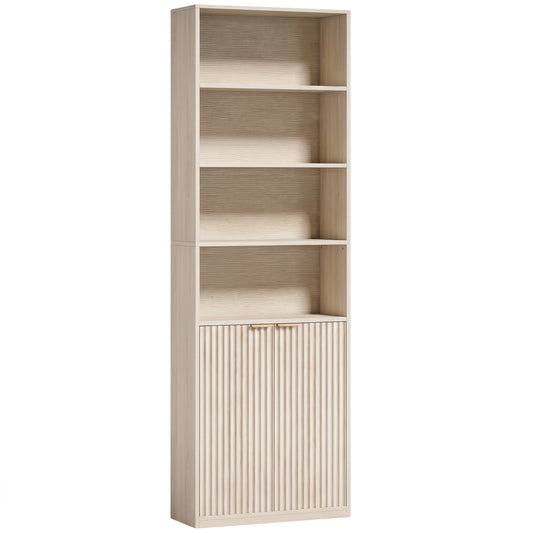 Bookcase Adjustable Shelf Bookshelf Anti-Tip Hardware 6-Tier