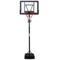 1.55-2.1m Basketball Hoop and Stand w/ Fillable Base, Wheels
