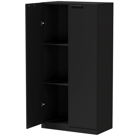 120 cm Tall Storage Cabinet Cupboard, 3-Tier File Organiser Wooden Filing Cabinet