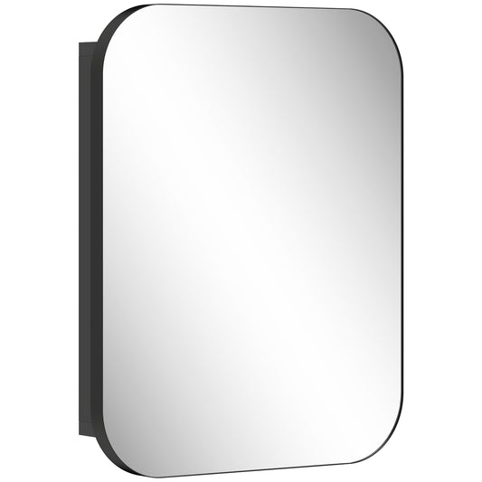 Bathroom Medicine Cabinet with Mirror, Bathroom Wall Cabinet with Adjustable Shelves, Soft Close Hinges