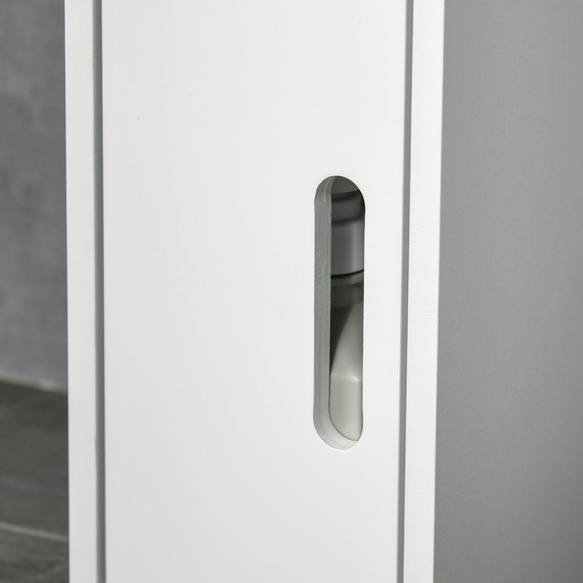 Modern Bathroom Storage Cabinet, Freestanding Tall Bathroom Cabinet with Open Shelves for Bedroom Hallway