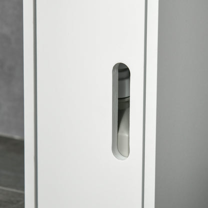 Modern Bathroom Storage Cabinet, Freestanding Tall Bathroom Cabinet with Open Shelves for Bedroom Hallway