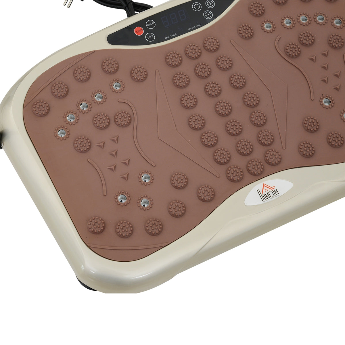 Vibration Plate Exercise Machine, Quiet Vibrating Plate for Weight Loss and Lymphatic Drainage with Resistance Bands, Remote Control, 99 Speed Levels