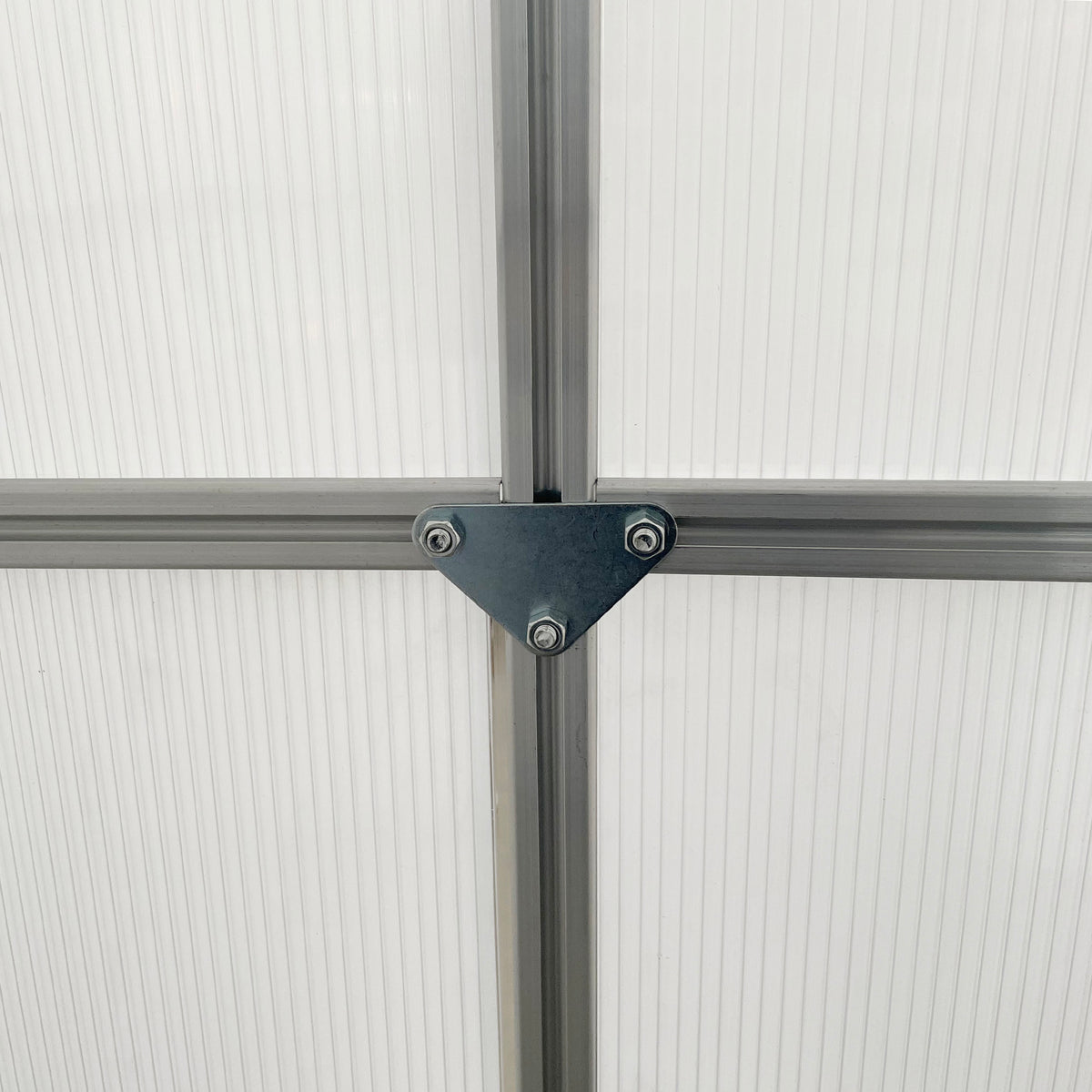190 x 190cm Walk-In Polycarbonate Greenhouse