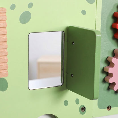 Busy Board Panels, Wall Mounted Montessori Inspired Busy Board, Toddler Learning Centre Dinosaur Theme