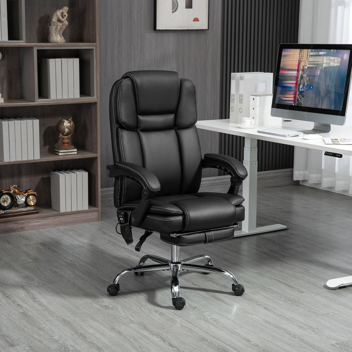 Six Point Vibrating Massage Office Chair