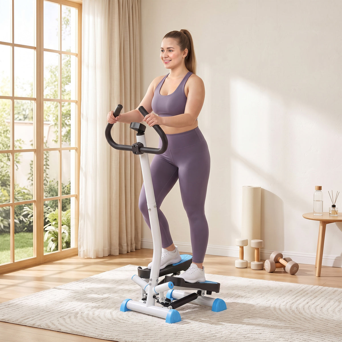 Twister Stepper, Step Machine with Adjustable Resistance, LCD Screen