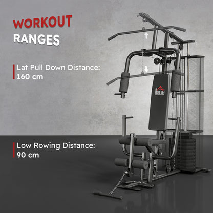 Multifunction Home Gym System Weight Training Exercise Workout Station