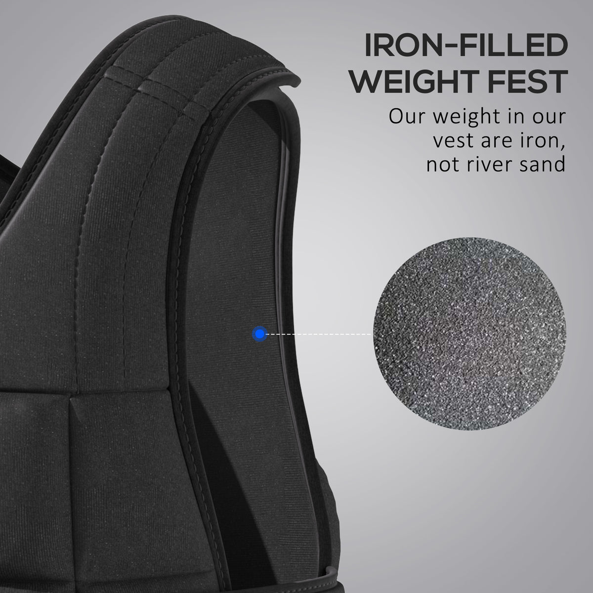 10kg Weighted Vest, Adjustable Running Weight Vest with 38 Weight Bags for Men or Women Cardio Exercise, Black